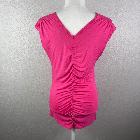 Pink Blouse with ruching - Picture 5 of 11